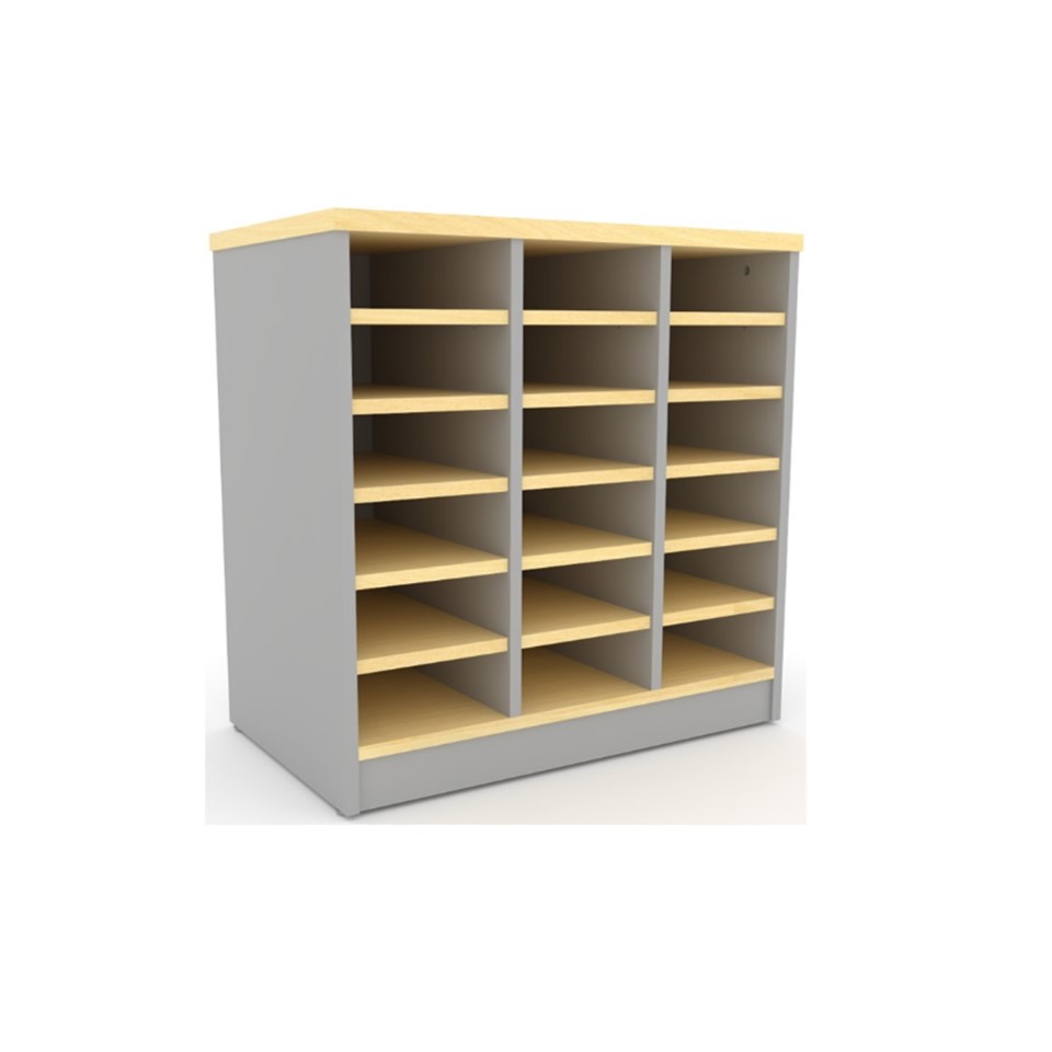 Office Furniture 18 Pigeon Hole Cabinet