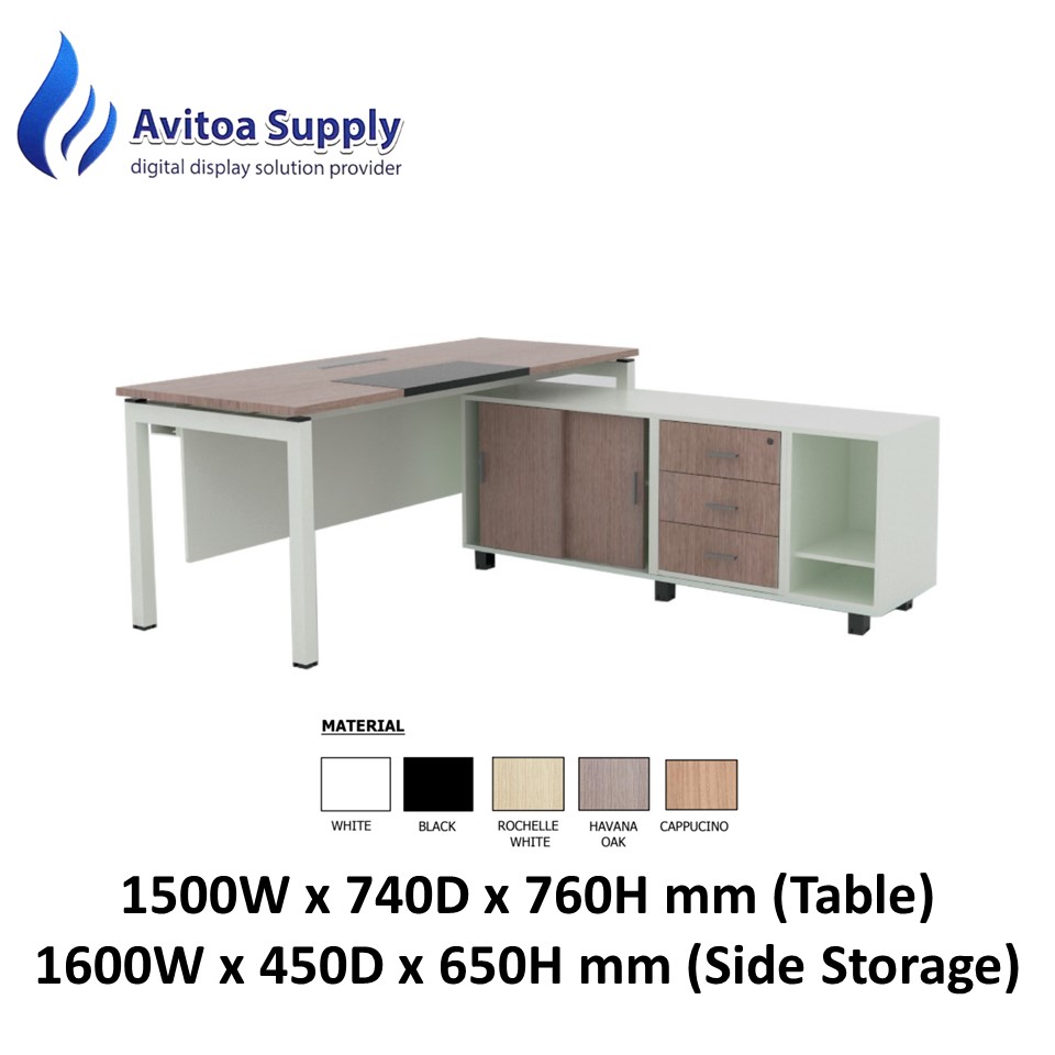 Executive table with side table discount