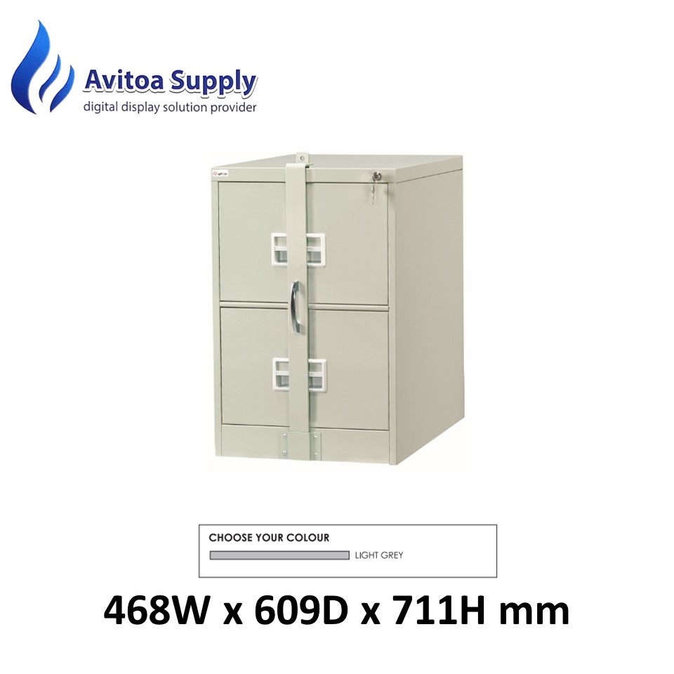 2 Drawer Filing Cabinet With Locking