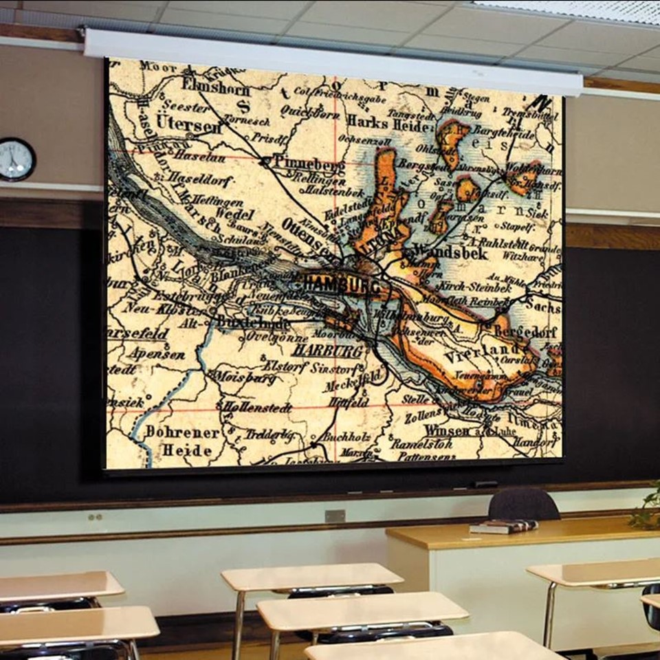 Draper Targa Contemporary Electric Projection Screen (8’ x 10’)